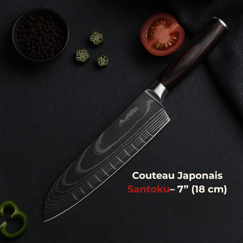 Couteau Santoku Shokunin® Takumi – 7” (18cm)